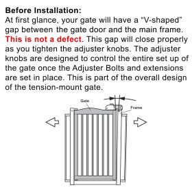 One (Option: Touch Gate II Wide in Brown)